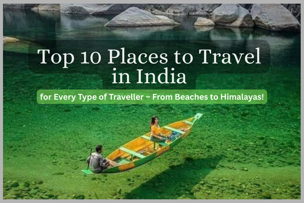 places to travel in India